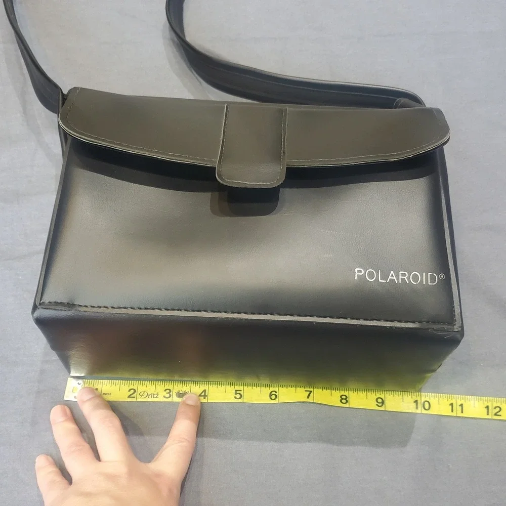 Vintage Polaroid Sonar Autofocus Folding Camera Case Bag SX-70 SLR 680 Black